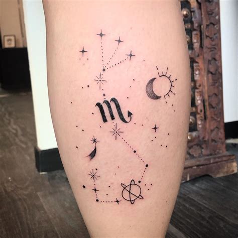 Delicate Constellation Tattoos Based on Your Zodiac Sign