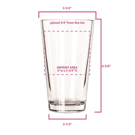 Libbey Pint Glass 20 oz. | ARTon Products