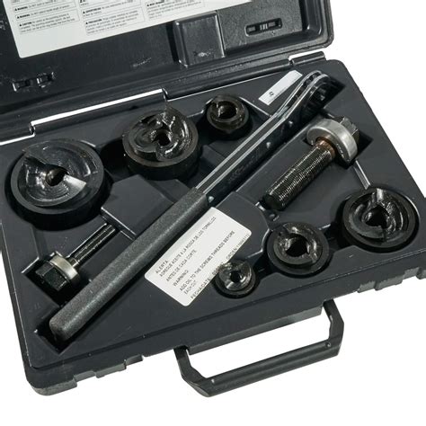 Knockout Punch Set with Wrench - 53732SEN | Klein Tools - For ...