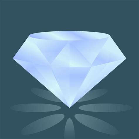 Shiny diamond, Blue diamond isolated on blue background 3d 18925055 ...