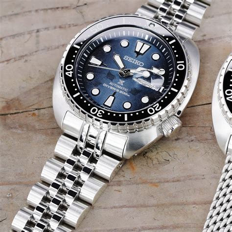 Super-J Louis Two Tone for Seiko Turtle สายนาฬิกา Super-J Louis Two ...