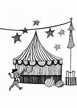 Circus Coloring Page · Creative Fabrica sketch template