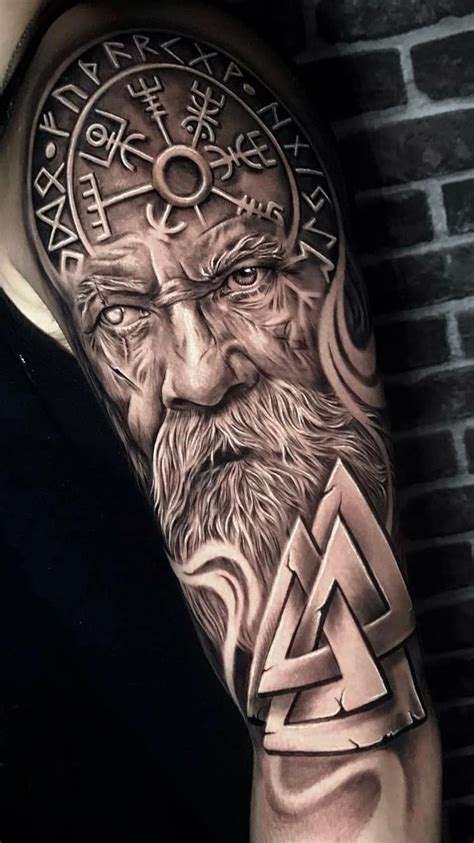 Odin Tattoos: Meanings, Symbols, Tattoo Designs & Ideas | Viking ...