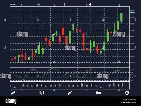 Vector uptrend market of stock chart Stock Vector Image & Art - Alamy