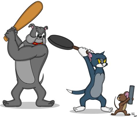 Tom Vs Jerry Vs Spike by CWE99999999000 on DeviantArt