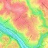 Philadelphia topographic map, elevation, terrain