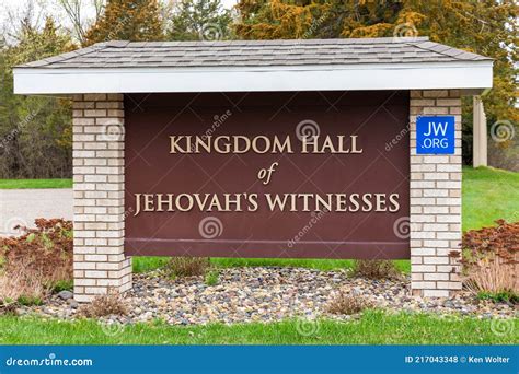 Kingdom Hall of Jehovah`s Witnesses Sign and Logo Editorial Stock Photo ...