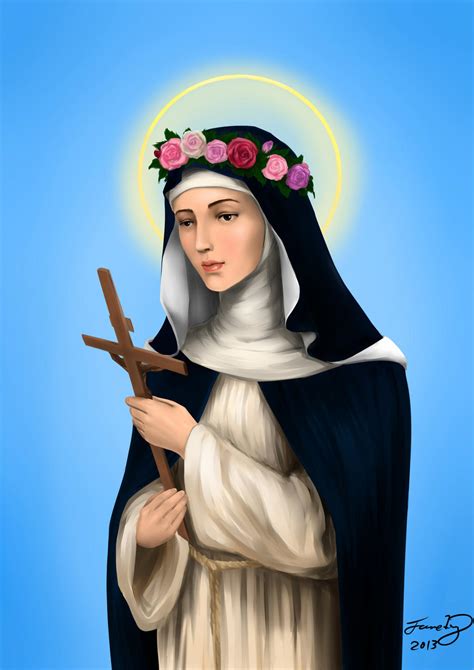 Saint Rose of Lima by Yoru-kage12 on DeviantArt