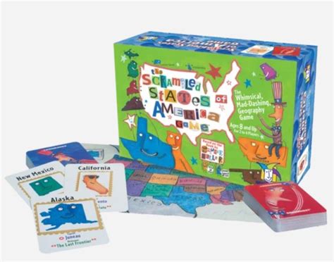 The Scrambled States Of America Game Deluxe Edition from Ceaco - School Crossing