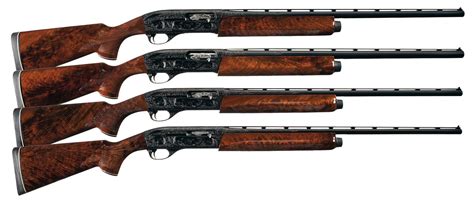 Exceptional One-of-a-Kind Consecutively Numbered Four-Gun Set of