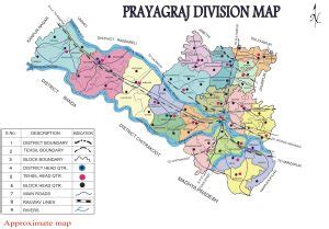 Map of Prayagraj Division | Division Prayagraj, Government of Uttar ...