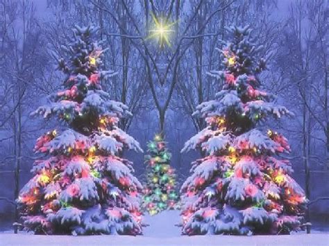 Christmas Winter Scenes Wallpaper Free - WallpaperSafari