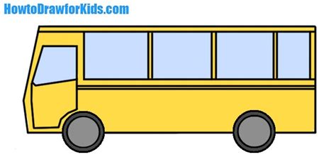 How to Draw a Bus for Kids - Easy Drawing Tutorial