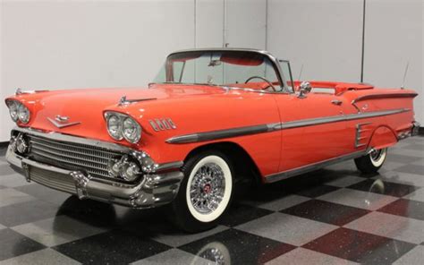 Rio Red 1958 Chevrolet Impala Convertible