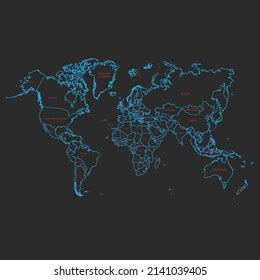 Political World Map Collection Vector Stock Vector (Royalty Free) 2141039405 | Shutterstock