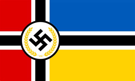 Flag for Reichskommissariat Ukraine that I made : r/vexillology