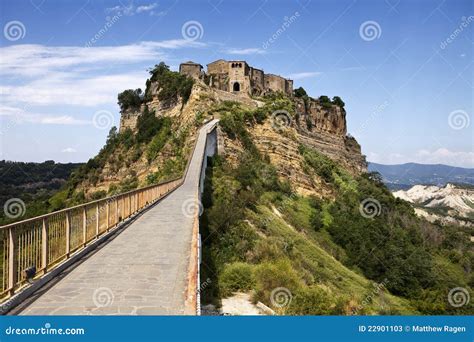 Bridge To Civita stock image. Image of vista, walkway - 22901103