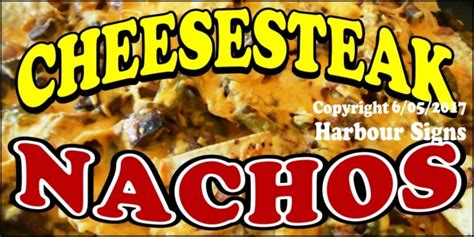 CHEESESTEAK NACHOS DECAL Concession Food Truck Vinyl Sticker (CHOOSE YOUR SIZE) $14.99 - PicClick