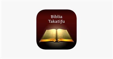 ‎Biblia Takatifu ya Kiswahili on the App Store