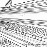 Piano Coloring Pages  Free & Printable sketch template