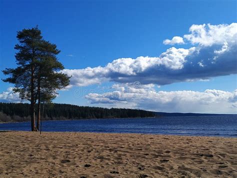 On the Road with Clouds. Kola Peninsula Stock Image - Image of nature ...