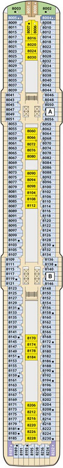 Mein Schiff 5 Deck plan & cabin plan