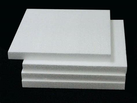 Styrofoam (12X12") Square White 3/4 Inch - Samaroo's Limited