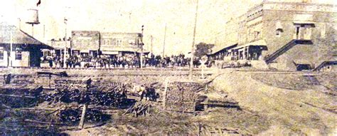 This is a picture of Iuka, Miss. Downtown looking toward Front Street down Fulton Street, early ...