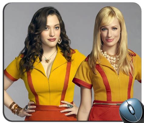 2 Broke Girls Max and Caroline Mousepad - THLOG