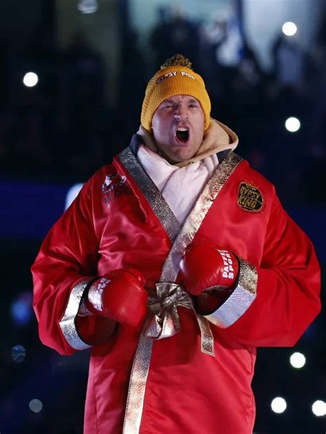 At Home With The Furys 2023 Tyson Fury Red Coat