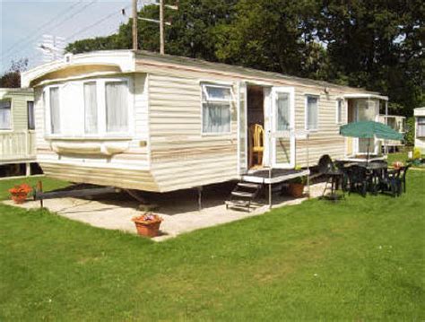 Caravans for hire at Hoburne Bashley Park Dorset UK Caravan Rental