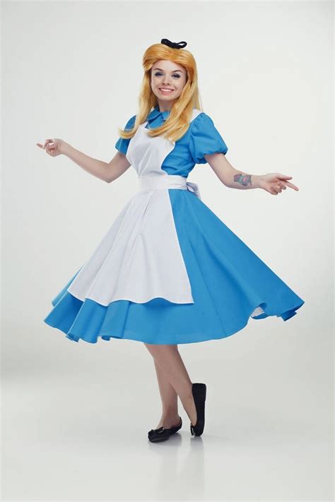 Alice in Wonderland Cosplay Costume Alice's Blue Dress - Etsy ...