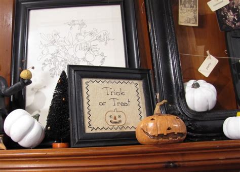 Thrifting Thursday - Vintage Needlework As Wall Art (and Halloween Decor)