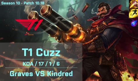 T1 Cuzz Graves JG vs EDG Jiejie Kindred - KR 10.18 | How To Jungle