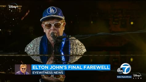 Elton John says goodbye in Los Angeles, final U.S. stop of Farewell ...