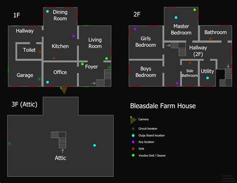 Phasmophobia - Bleasdale Farmhouse Map