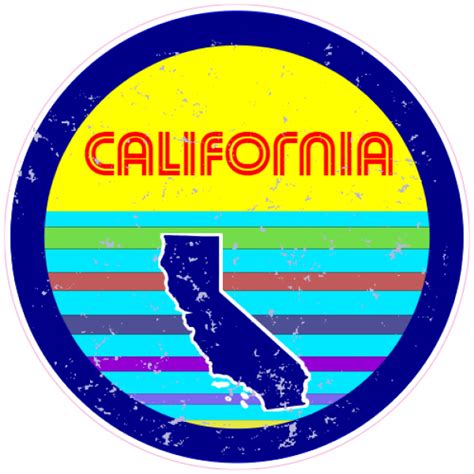 California Flag Sticker - U.S. Custom Stickers