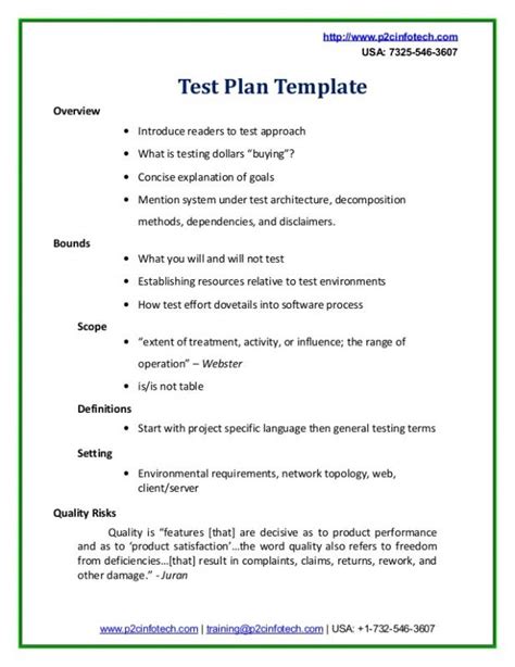 Test Plan Example | Template Business