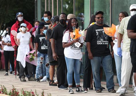 Pictures Show Emotional Moments From George Floyd's Memorial In Houston