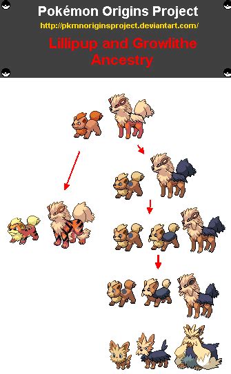 Lillipup and Growlithe Ancestors by PkmnOriginsProject on DeviantArt