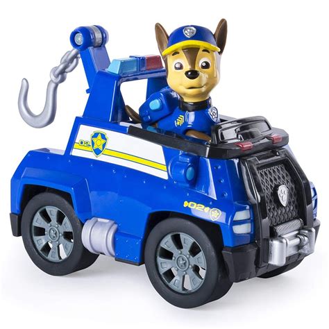 Carrinho Patrulha Canina com Boneco - Chase Tow Truck (azul) - MP Brinquedos