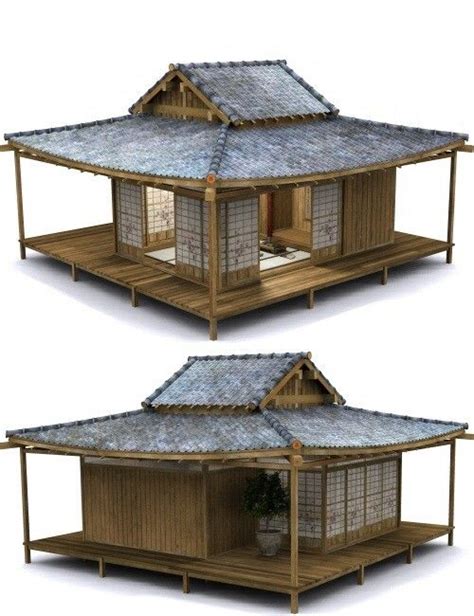 Japanese Tea Garden & Tea House bundle | บ้านสไตล์คันทรี, บ้านในฝัน, โมเดลสถาปัตย์