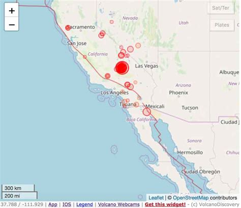 Earthquake In California Map – Map VectorCampus Map