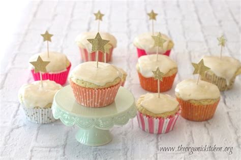 The Best Ever Lemon Cupcakes with Lemon Glaze | The Organic Kitchen Blog and Tutorials