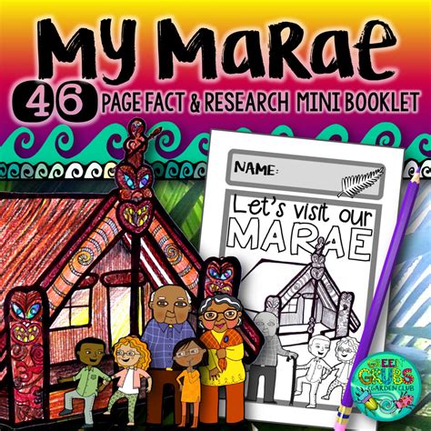 My Marae Visit {A booklet of activities about the Marae, Powhiri & Wharenui}