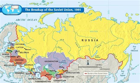 USSR map - Map USSR (Eastern Europe - Europe)