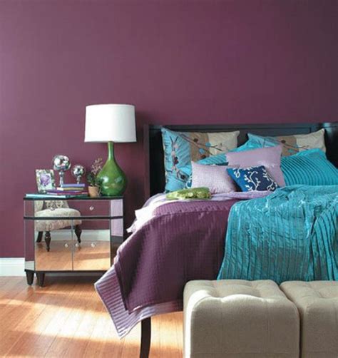 28 Nifty Purple and Teal Bedroom Ideas | DIY Bedroom Ideas | Purple bedroom paint, Purple ...