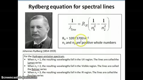 Rydberg equation - YouTube