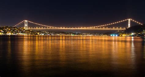 Fatih Sultan Mehmet Bridge stock image. Image of sparkle - 41131097