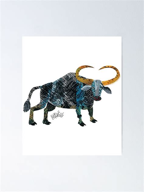 "Eric Carle Water Buffalo" Poster for Sale by DanielaVogel | Redbubble